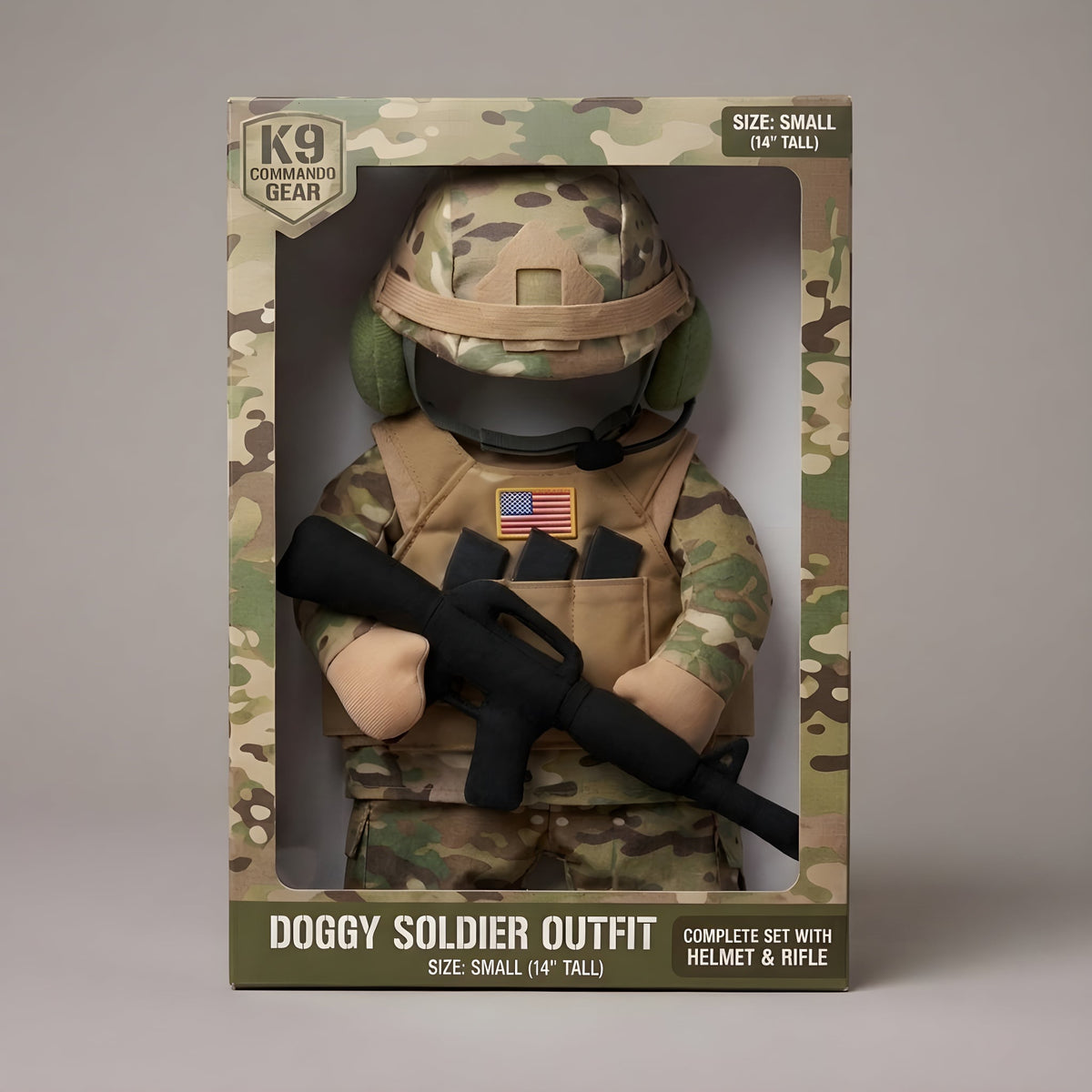 Doggy Soldier Outfit
