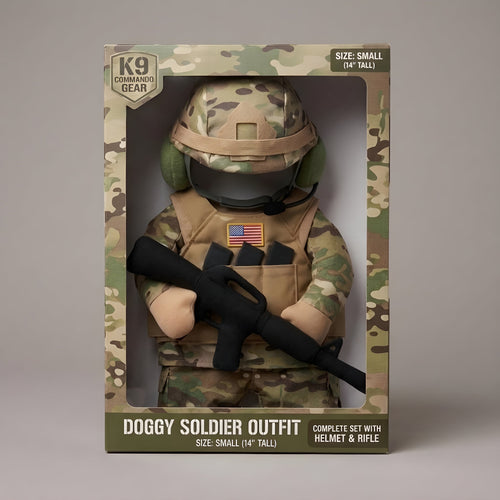 Doggy Soldier Outfit